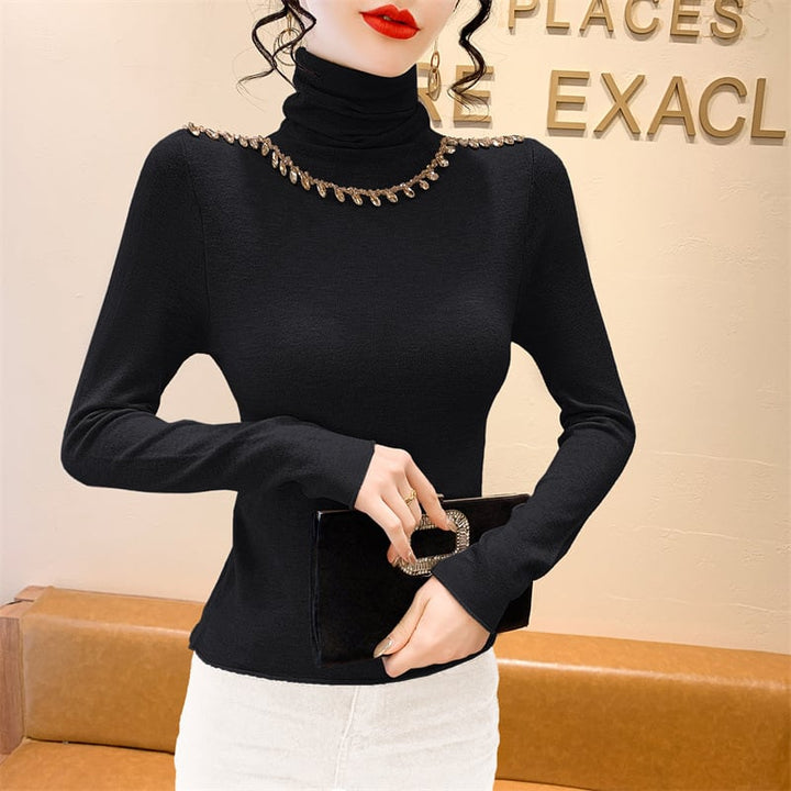 【tops】ビジューニットトップス　M27731